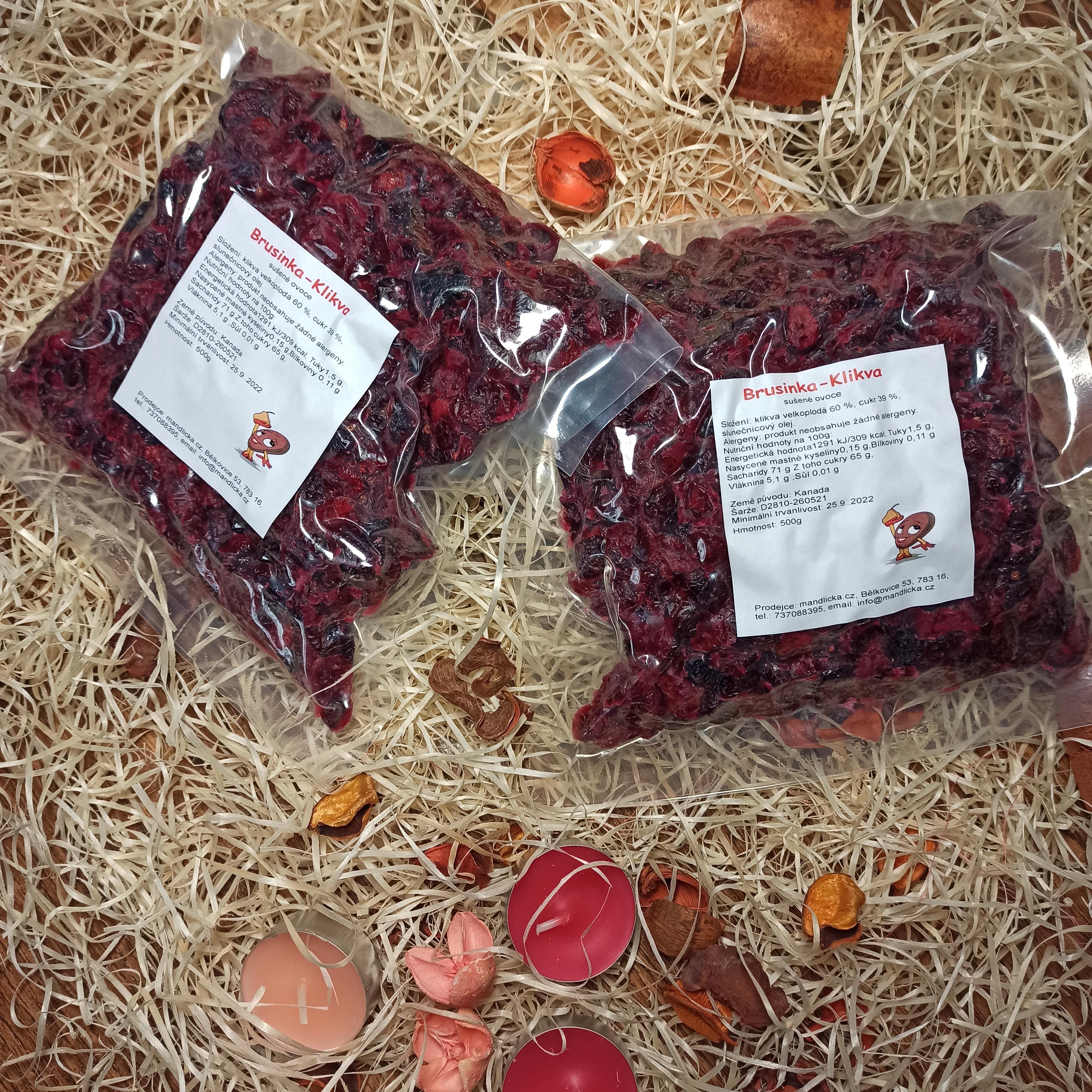 Klikva velkoplodá (brusinka) 500g