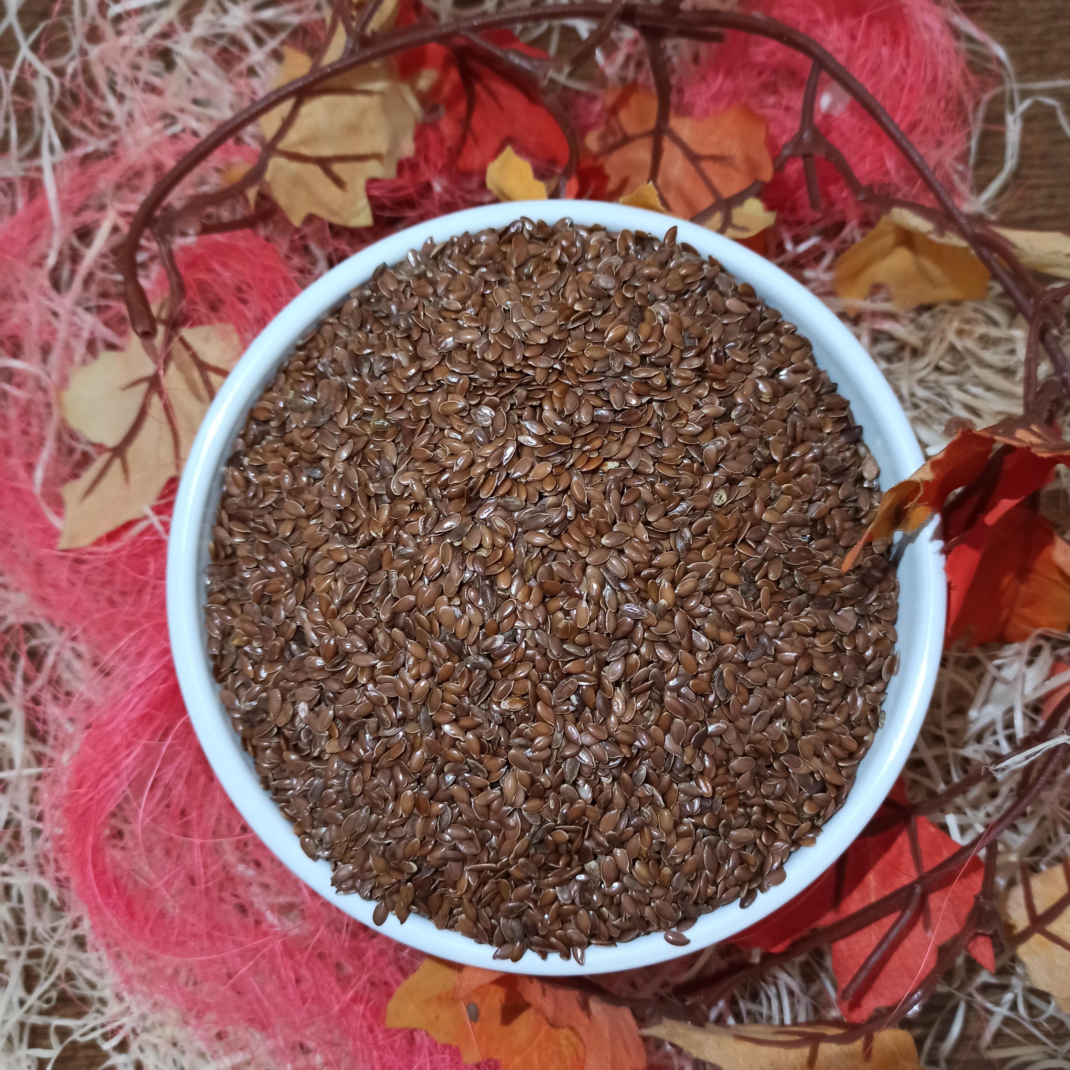 Len hnědý loupaný 1kg