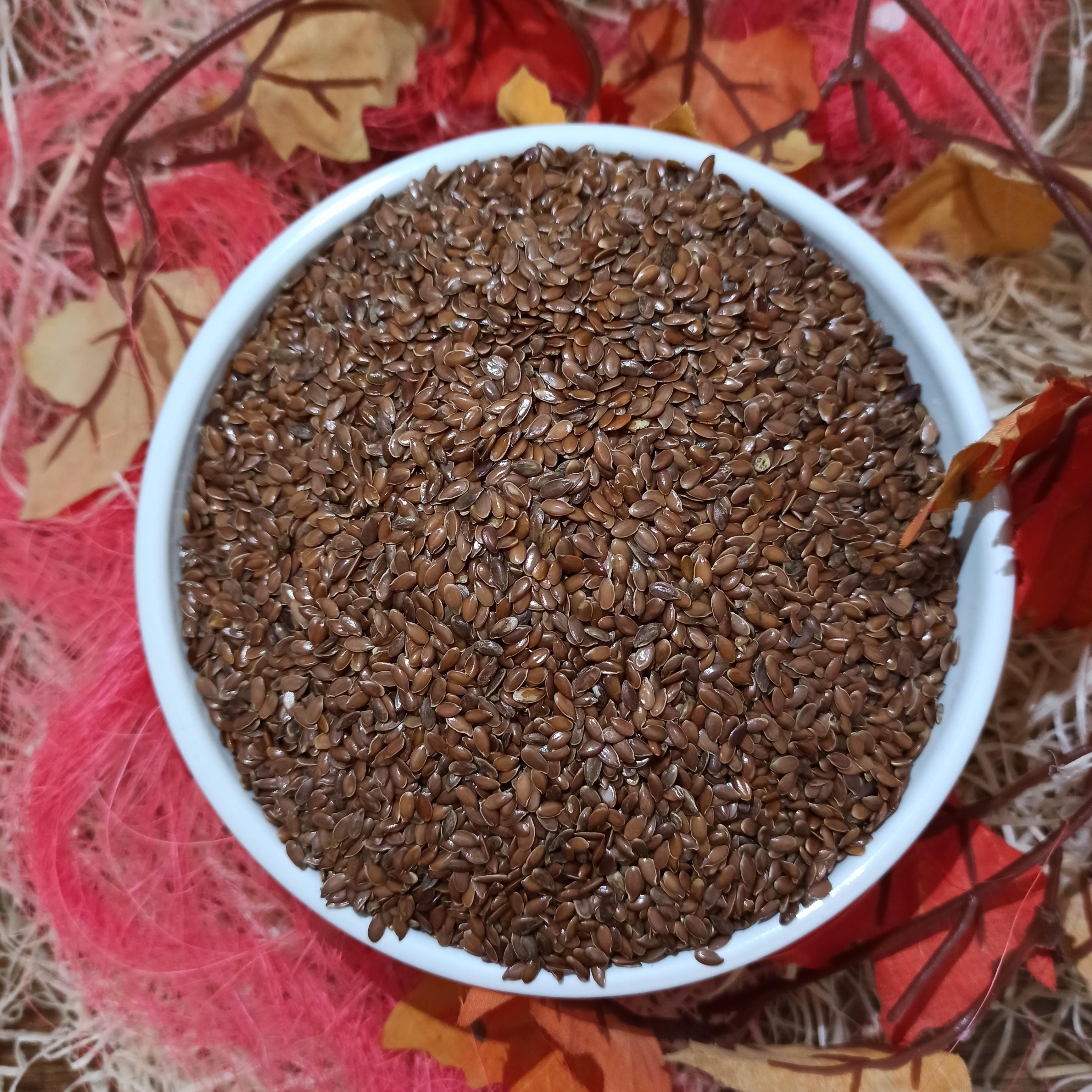Len hnědý loupaný 500g