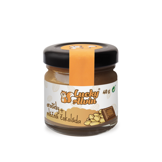 Arašídy + mléčná čokoláda 40g