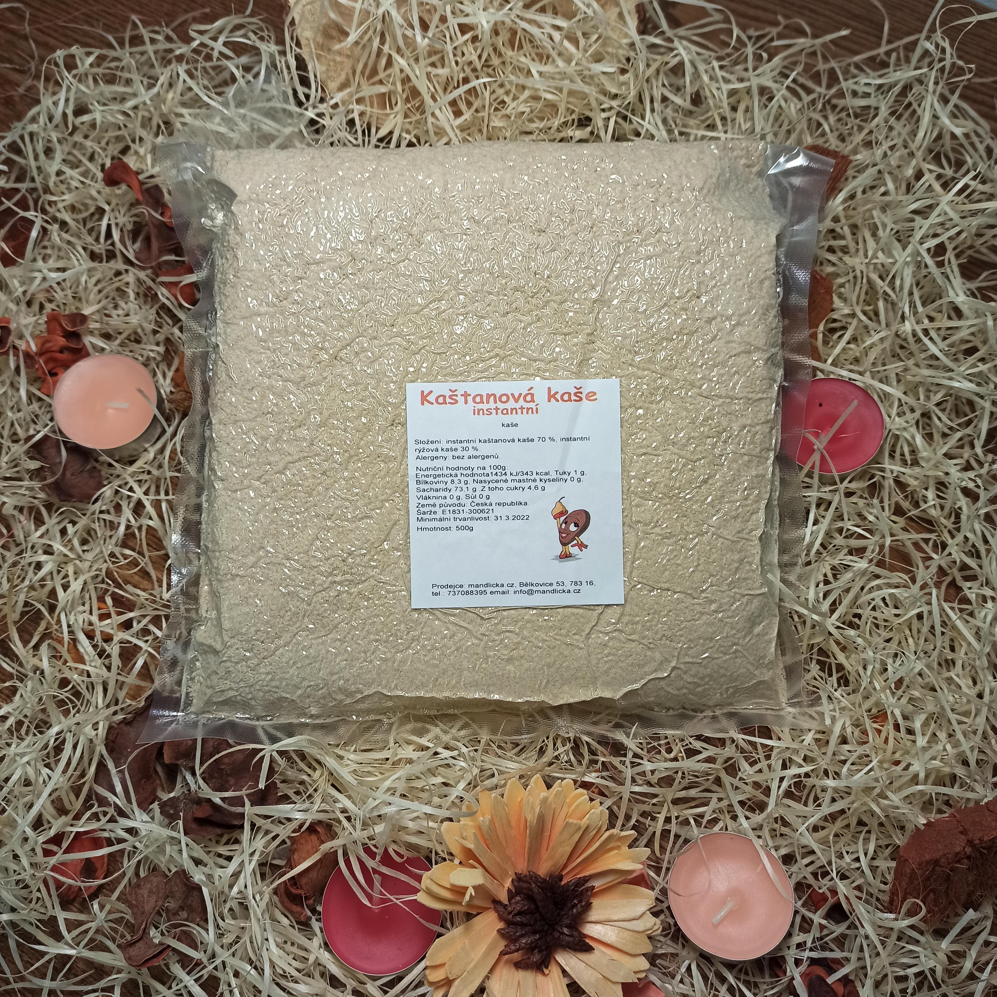 Kaštanovo-rýžová kaše bez lepku 500g