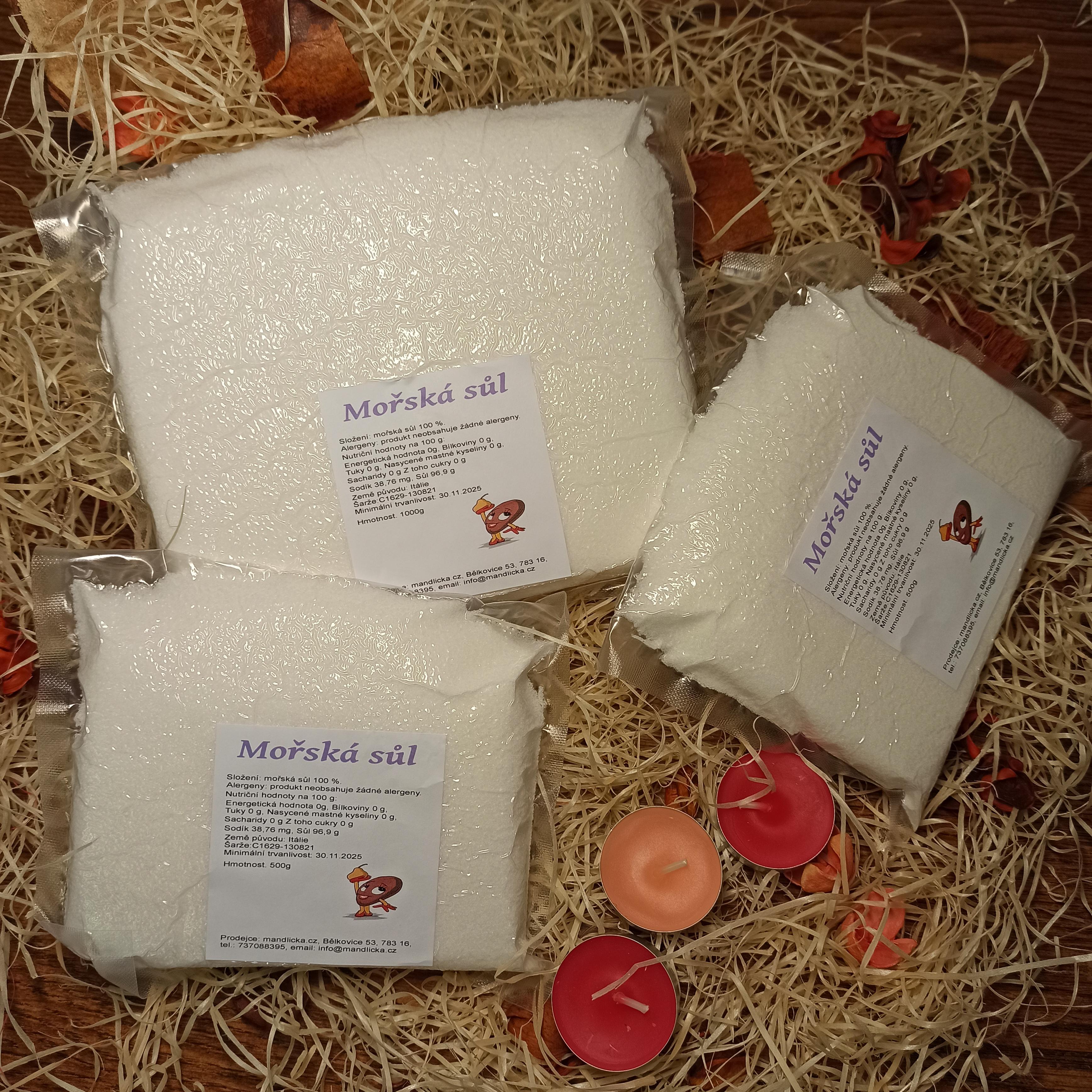 Mořská sůl jemná 500g