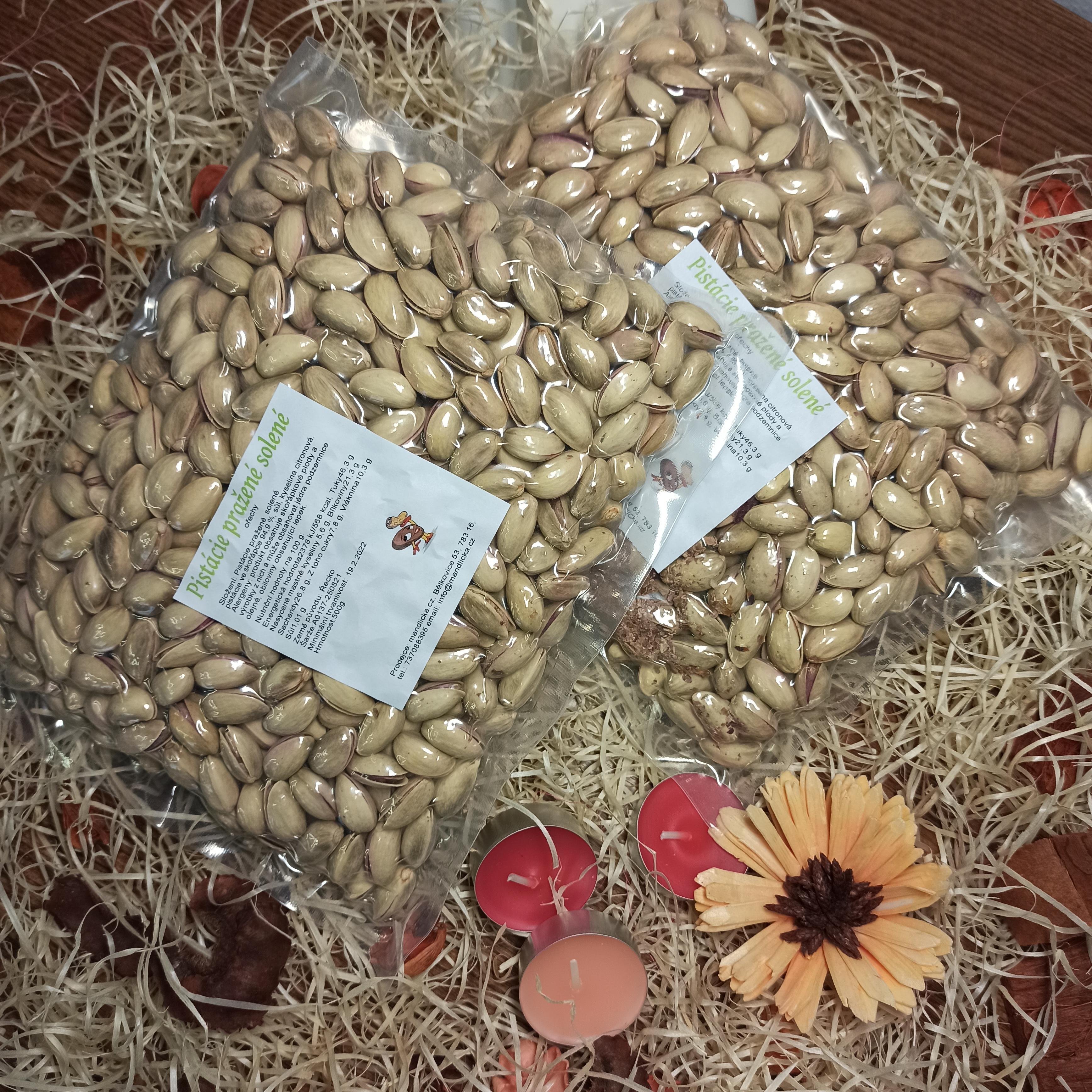 Pistácie pražené solené 500g